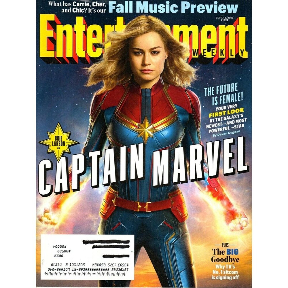 Entertainment Weekly September 14, 2018 Fall Music Preview, Captain Marvel